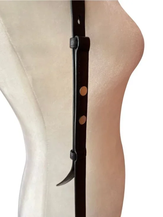 Rag & Bone Mini Flight Black Leather Crossbody Saddle Bag Boho Travel - Picture 5 of 14